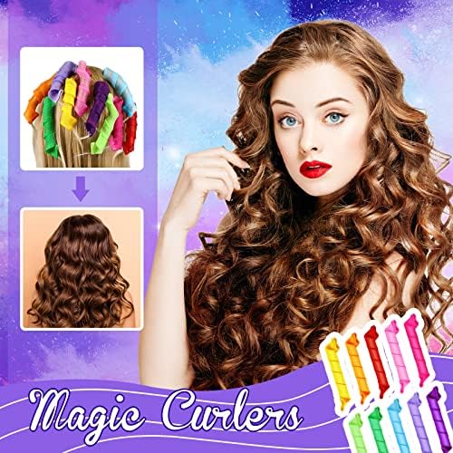 40 Pcs Heatless Spiral Curlers Kit No Heat Curlers Tools for Women - Image 4