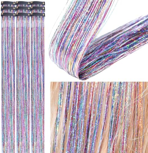 Hair Tinsel Clip in Dreamy Colorful Fairy Hair Tinsel Kit - Image 2