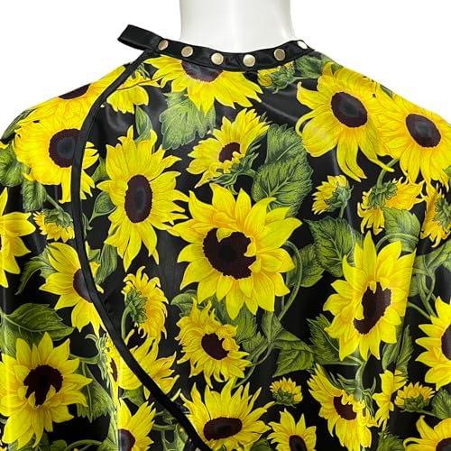 Salon Cape for Women, Hair Cutting Cape with Snaps, Professional Large Barber Stylist Hairdressing Gown- 63”× 56” - Image 2