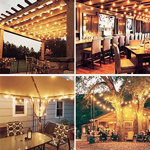 Meconard 25 Pack G40 LED Outdoor String Light Replacement Bulbs, Warm White - Image 7