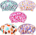 5 Pieces Kids Satin Bonnets Adjustable Sleeping Caps Reversible Satin Night Hats Soft Colorful Cap for Toddler Child Teens by SATINIOR