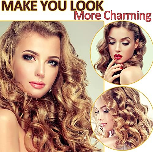 Jumbo Hair Rollers Sets,18 Pcs Self Grip Salon Hair Dressing Curlers, Jumbo Large Rollers for Long Short Hair, DIY Curly Hairstyle for Women, Colors May Vary (6XLarge+6XMedium+6XSmall) - Image 3