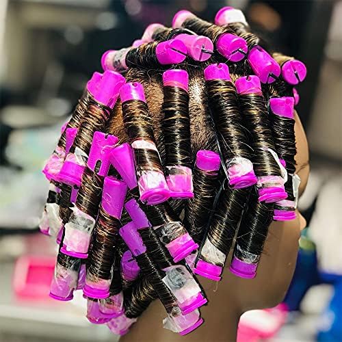 Perm Rods for Natural Hair, 60 pcs Medium Size Hair Rollers for Long Short Hair Styling Tool Hair Curlers - Image 4