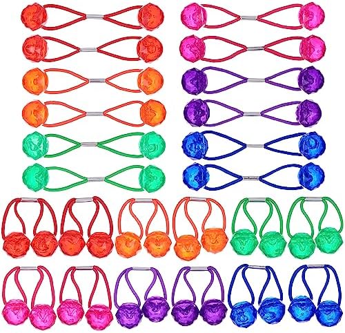 24pc Ponytailers Ponytail Balls Hair Elastics, 16mm-Value Pack - Image 2