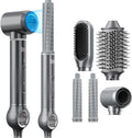 Quico 5 in 1 Blow Dryer Brush Set, Hot Hair Styler with Rotating Curling by Quico