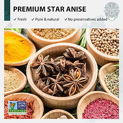 Soeos Star Anise, Star Anise Whole, Anise Seeds, NON-GMO Verified，4 Ounce - Image 6