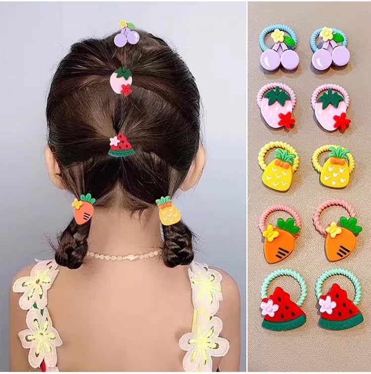 ALTALIVA 100Pcs Baby Hair Ties Cute Elastic Hairbands No Damage Multicolor Small Ponytail Holders for Baby Girls Toddlers Kids - Image 3