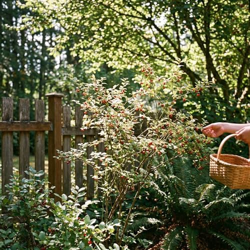 Huckleberry Tree Live Plant, Outdoor Garden Berry Bush, 6-10 Inch Tall - Image 5