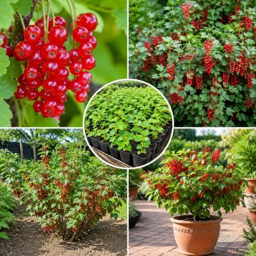 Red Currant Bush Live Plant, Sweet Berry Plant, 6-12 Inch Tall - Image 4