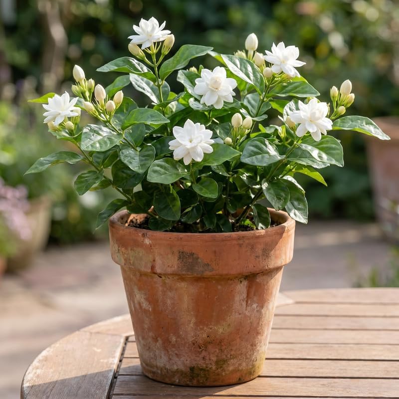Maid of Orleans Jasmine Vine Live Plant, Patio Container Flower, 4-7 Inches - Image 3