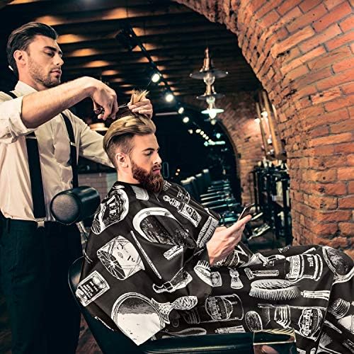 SATINIOR 4 Pcs Barber Capes Hair Salon Cutting Cape for Hair Stylist - Image 5