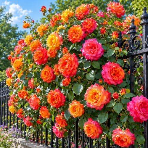 Climbing Rose Plant Live, Multi-Colors Rose Plant, 5-9 Inch Tall - Image 5
