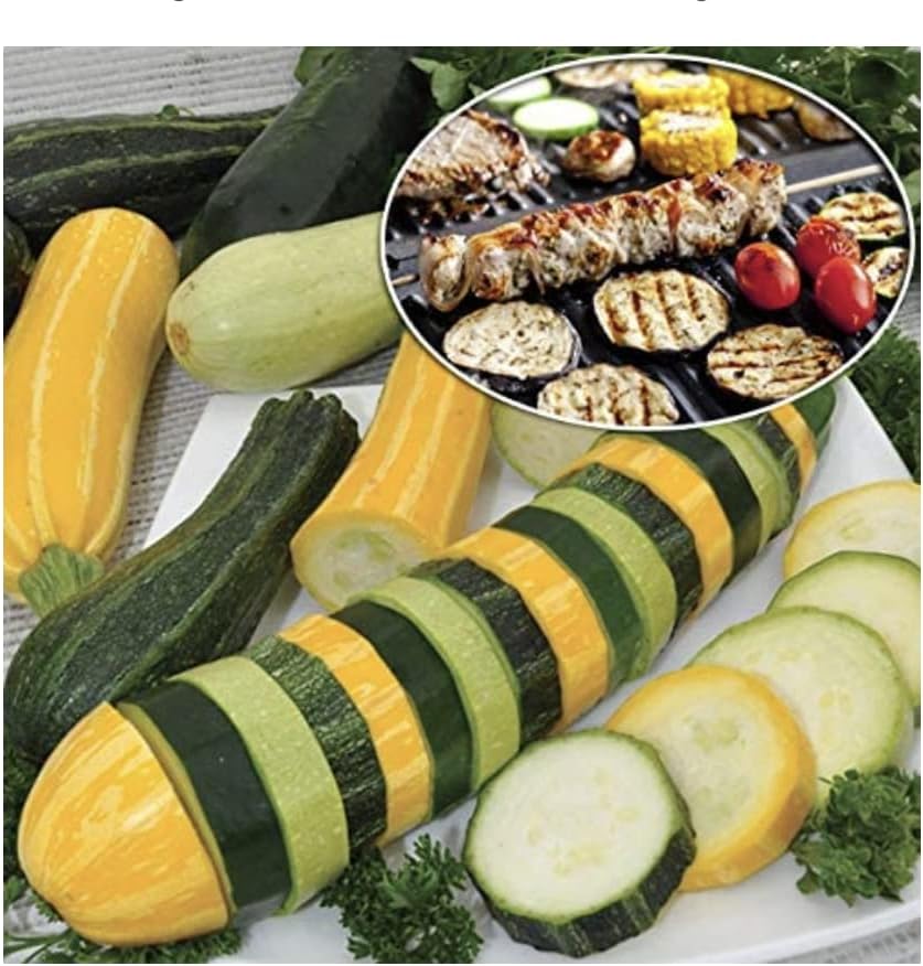 This is a Mix!!! 50+ Zucchini and Squash Mix Seeds 12 Varieties Non-GMO Delicious Grown in USA. Fast Growing, Rare, Super Profilic, - Image 2