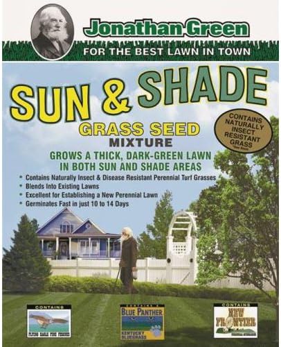 JONATHAN GREEN TURF 12005 5250 sq. ft. Sun and Shade Grass Seed, 7 lb by JonathanGreen
