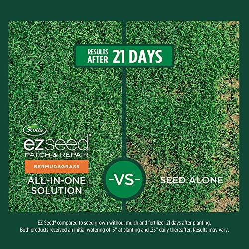 Scotts EZ Seed Bermudagrass - 3.75 lb., Combination Mulch, Seed and Fertilizer, for Tough Conditions Like Scorching Heat and Dry Areas, Grows on Slopes and in High Traffic Areas (Pack of 4) - Image 6
