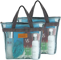 TOPASION Mesh Shower Caddy Bag Portable Hanging Toiletry and Bath Organizer with Zipper for Travel, Gym, Camping, College Dorms, Beach by TOPASION