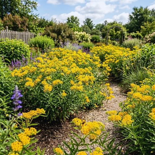 3 Yellow Milkweed Live Plants, Milkweed Flower Plant, 5-7 Inc - Image 6