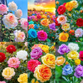 250+ Mix Climbing Roses Flowers Seeds -Rose Bushes Vine Climber Rose Seeds for Planting Outdoors-High Germination Rate Ornamental Your Garden by GardenGlorySeed