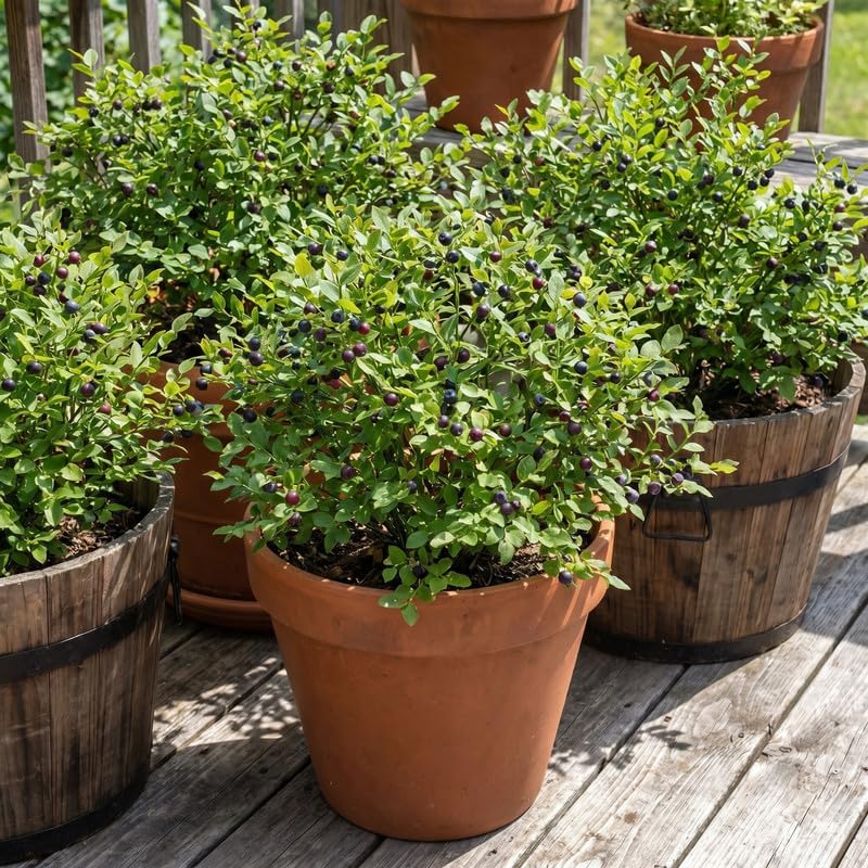 Black Huckleberry Live Plant, Berry Bush, 6-10 Inch Tall, 5 Inch Pot - Image 5