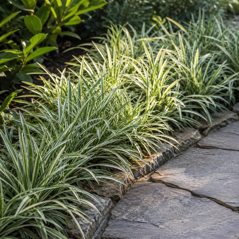 2 Aztec Grass Plants Live - Muscari Liriope Plant, 4-8" Tall (No Pot), Easy Care Ornamental Grass Plant, Low Maintenance Decorative Grasses, for Garden Borders & Landscape Accents - Image 4