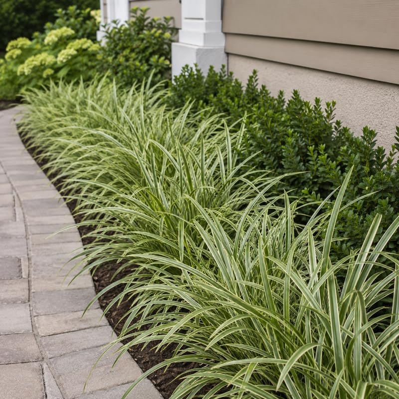 4 Aztec Grass Plants Live (Muscari Liriope Plant), 4-8" Tall, Non GMO Ornamental Grass Live Plant, Drought Tolerent, High-Density Ground Cover for Shaded Backyard & Patio Pathway - Image 2