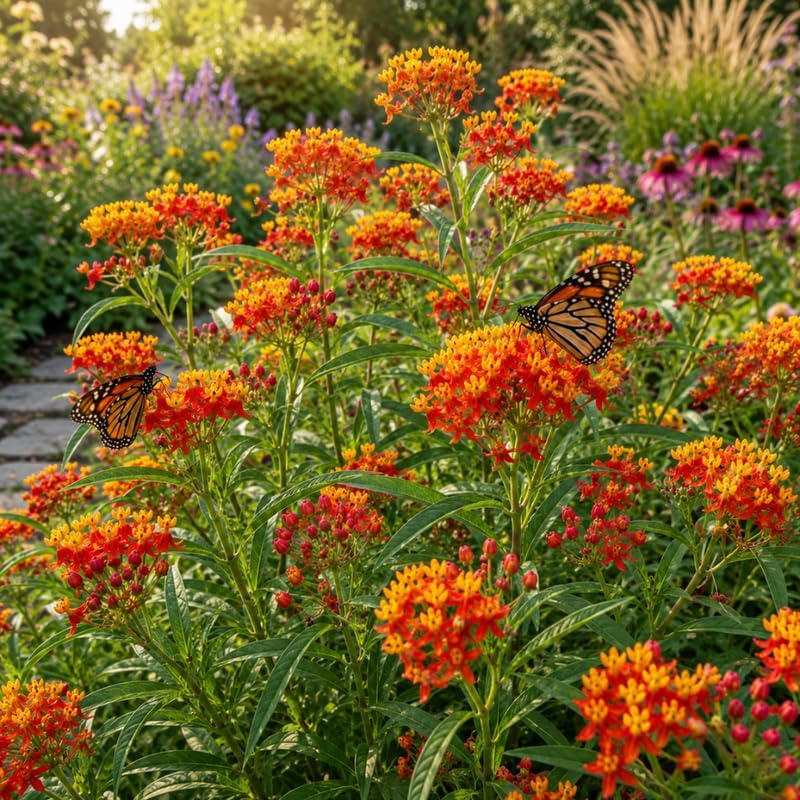 Milkweed Plants Live, Tropical Milkweed Plants, 4-6 Inch Tall - Image 4