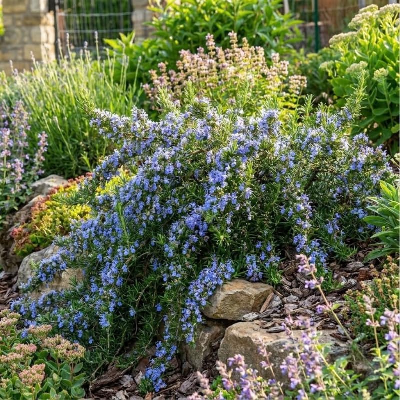 Creeping Rosemary Live Plant, Trailing Herb, 1 Gal Pot-Grown - Image 5