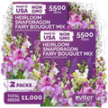11,000 Fairy Bouquet Mix Snapdragon Seeds for Planting, Linaria Maroccana by KVITER