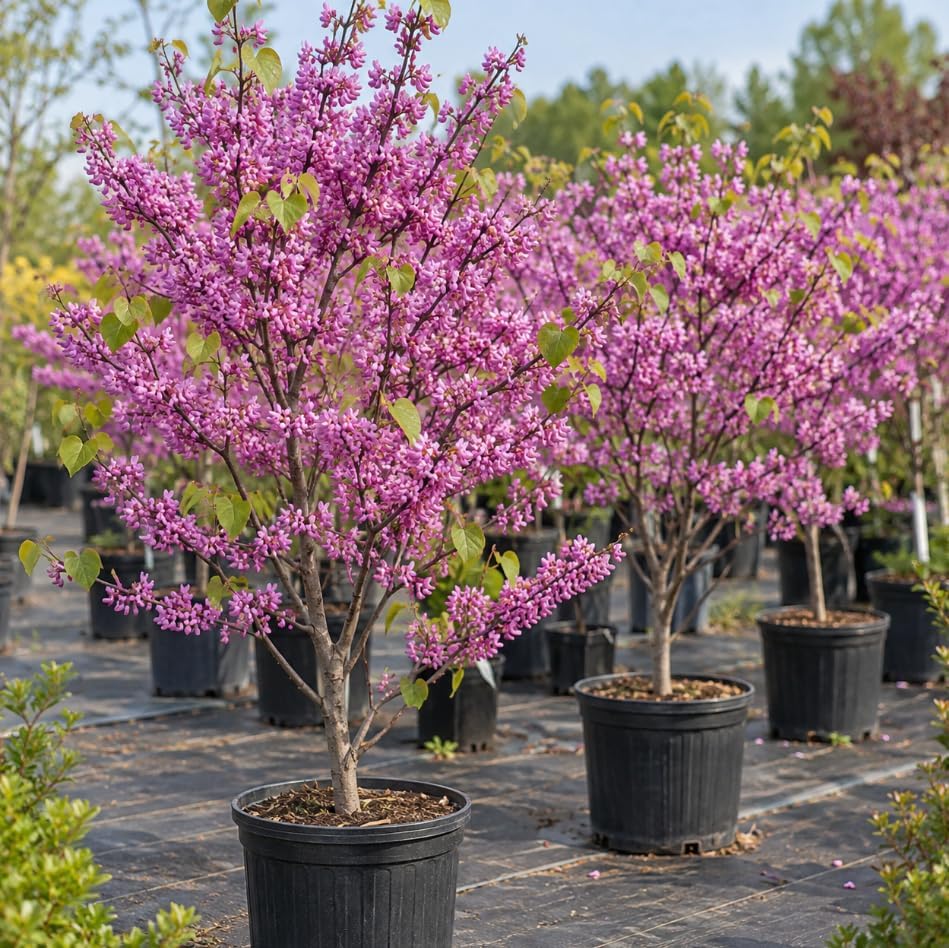 Eastern Redbud Tree Ornamental Red Bud Tree Live Home 1 Year Old, 1 Ft Tall by Unknown