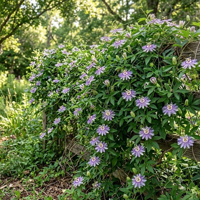 2 Maypop Passiflora Plants, Colorful Passion Flower Vines, 4-7'' Tall - Image 6
