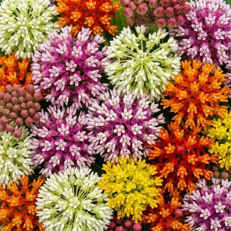 2 Random Milkweed Plants Live for Spring Planting, Butterfly Mikweed 4-8" in Tall, Asclepias Tuberosa Plants Bush for Perennial Flowers Outdoor Growing - Image 7