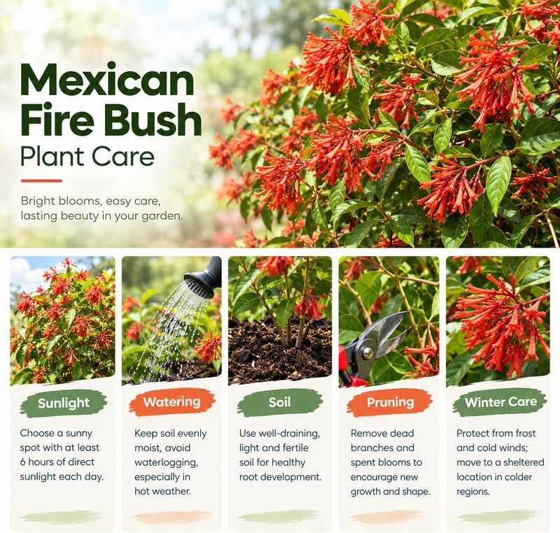 2 Firebush Plant Live - Image 6