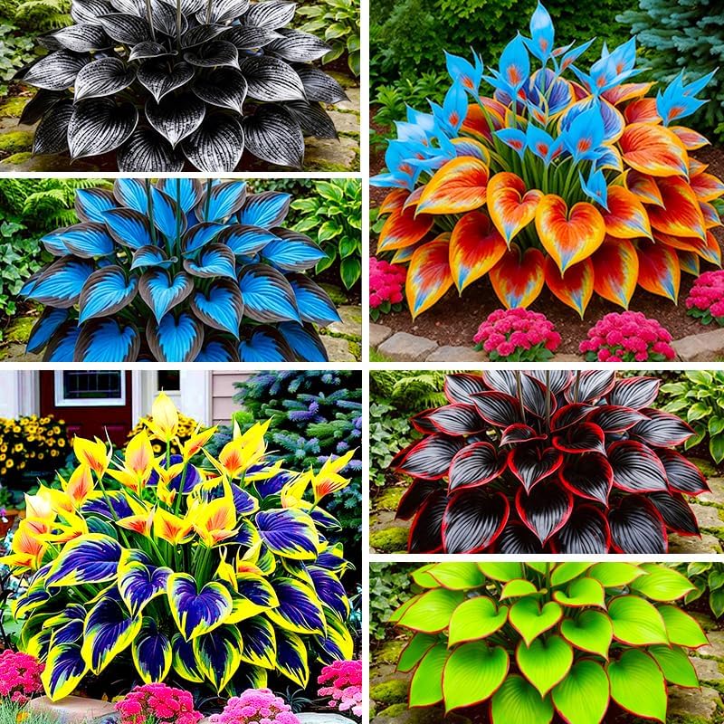 315+ Perennial Mix Color Hosta Seeds for Planting in Outdoor Garden - Shade Tolerant Plant Seeds,Ideal for Borders & Containers by Unknown