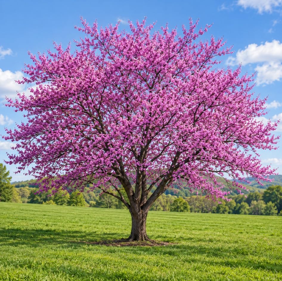 Eastern Redbud Tree Ornamental Red Bud Tree Live Home 1 Year Old, 1 Ft Tall - Image 5