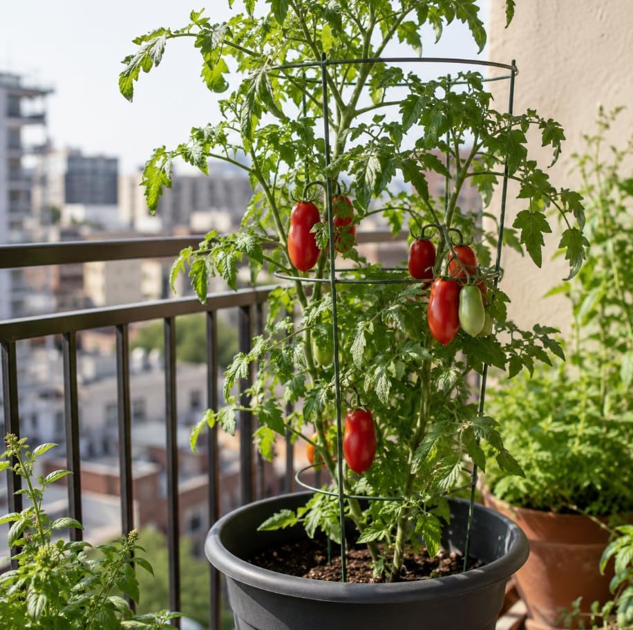 San Marzano Tomato Starter Plant, 4-6 Inches Tall in 4 Inch Pot, Live Vegetable Seedling for Patio, Container and Garden Planting - Image 6