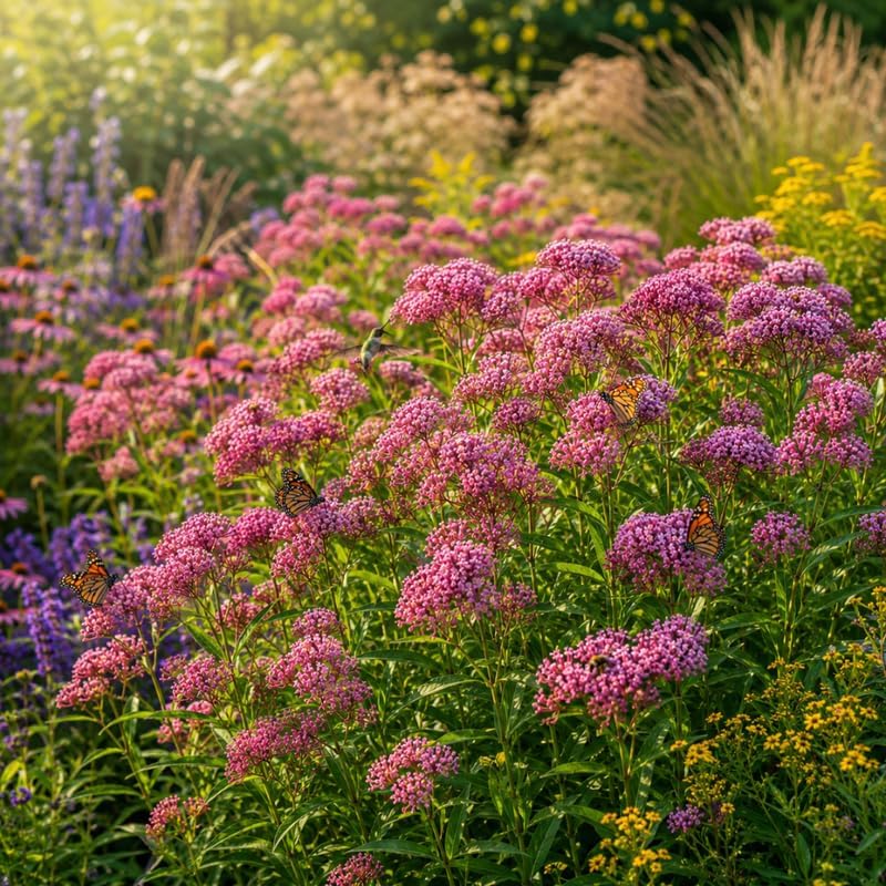 2 Live Milkweed Plant, Pink Swamp Milkweed Live Plant, 4-6 Inch Tall, Flowering Milkweed Plant for Outdoor Gardens, Easy to Grow - Image 5