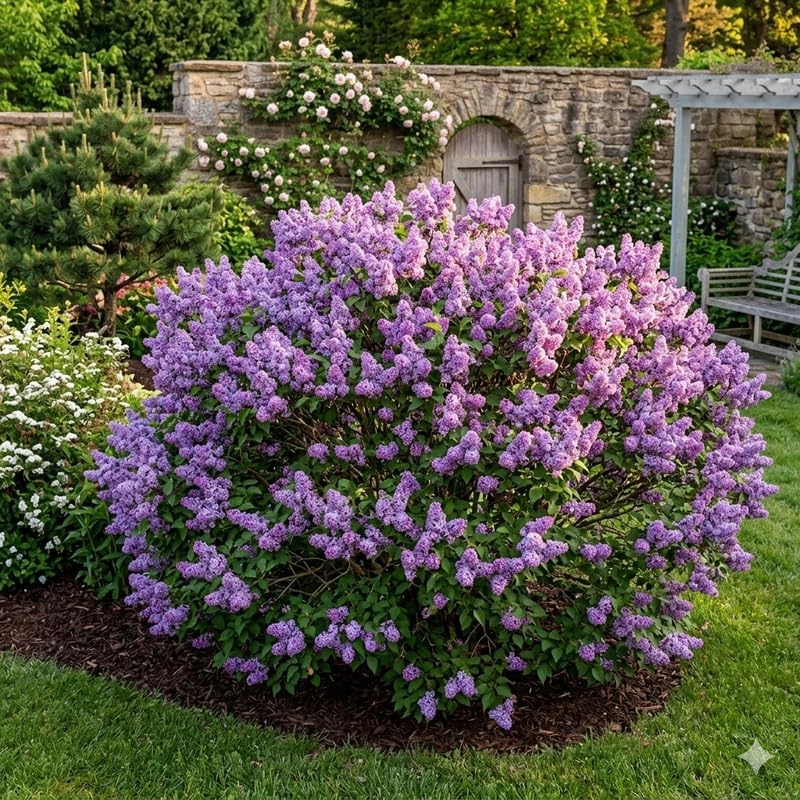 Purple Lilac Bushes Live Plant in Pot, 4-5 Inch Tall Fast Growing Lilac Plants Live, Fragrant Flowering Shrubs, Perfect for Gardens & Landscaping - Image 5