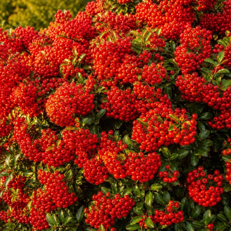 2 Firethorn Live Plant, 3-5” Tall in 3” Pot, Vigorous, Well-Rooted Evergreen Bush, Orange-Red Berries for Stunning Landscape Decor - Image 5