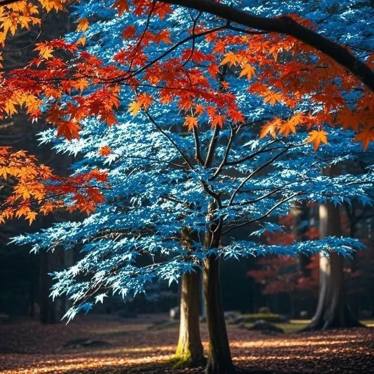 15 Rare Blue Japanese Maple Seeds - Acer Palmatum Ornamental Tree Seeds for Planting - Home Garden Yard and Indoor Bonsai Decor - Image 4