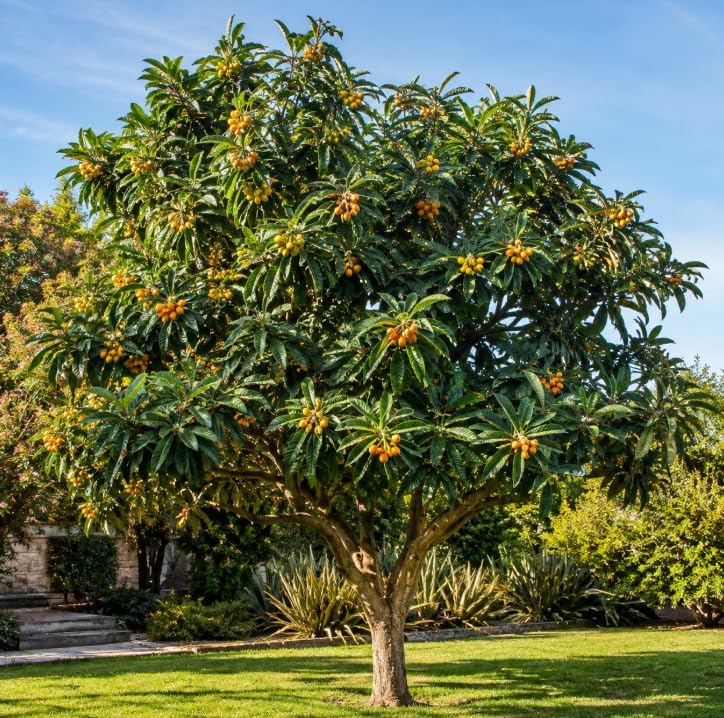 Yellow Loquat Plant Live for Planting, Golden Loquat Fruit Tree for Outdoor and Home Garden, 4-6 Inch Tall in 4 Inch Pot - Image 6