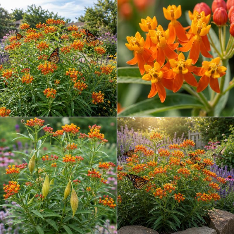 Milkweed Plants Live, Tropical Milkweed Plants, 4-6 Inch Tall - Image 5
