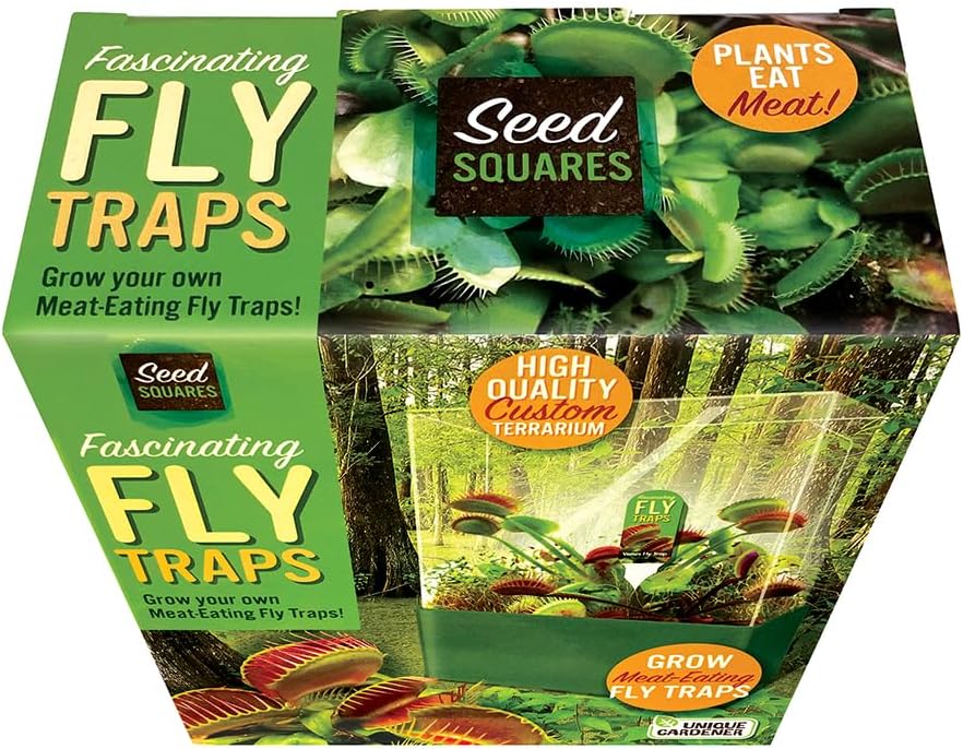 Grow Your Own Venus Fly Trap, Complete Adults Square Terrarium Starter Kit to Plant Fascinating Man Eating Fly Traps, Includes All Supplies for Indoor Flytrap Terrariums - Image 6