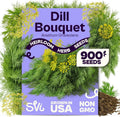 SVI 900 Bouquet Dill Seeds (Anethum graveolens) – Heirloom Dill Seed Packets, Aromatic Leaves & Herbs – Culinary Herb Seeds for Outdoor & Indoor Herb Garden, Raised Beds, Containers by SVI