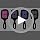 2-Pack Vented Detangling Hair Brush for Wet and Dry Hair, Pink and Purple - Image 7